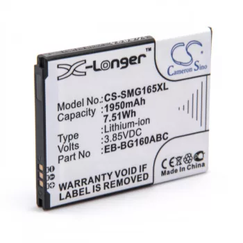   Samsung EB-BG160ABC akkumulátor - 1950mAh ((3.85V)) - Utángyártott