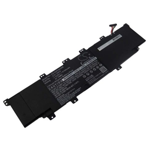 C21-X402 Laptop akkumulátor - 5100mAh (7.4V Fekete) - Utángyártott