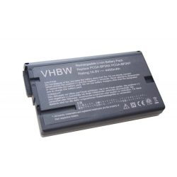 Sony Vaio PCG-NV190P, PCG-NV200 Laptop akkumulátor - 4400mAh (14.8V Fekete)