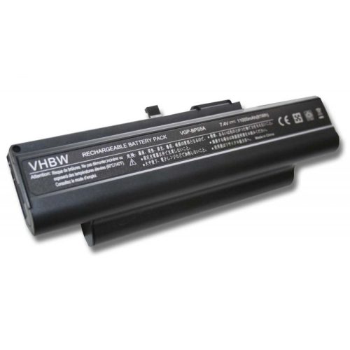 Sony Vaio VGN-TX610P/B, VGN-TX630P/B Laptop akkumulátor - 11000mAh (7.4V Fekete) - Utángyártott