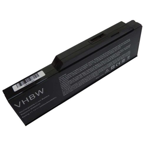 Medion MIM2270, MIM2280 Laptop akkumulátor - 4400mAh (11.1V Fekete) - Utángyártott