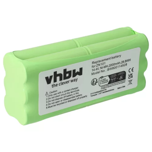 Dirt Devil 0606004Sichler NC5755-944 NiMH Takarítógép akkumulátor (2000 mAh, 14.4 V, 28.8 Wh) - Utángyártott