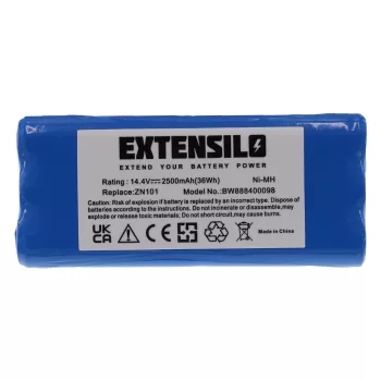   Dirt Devil 0606004Sichler NC5755-944 NiMH Takarítógép akkumulátor (2500 mAh, 14.4 V, 36 Wh) - Utángyártott