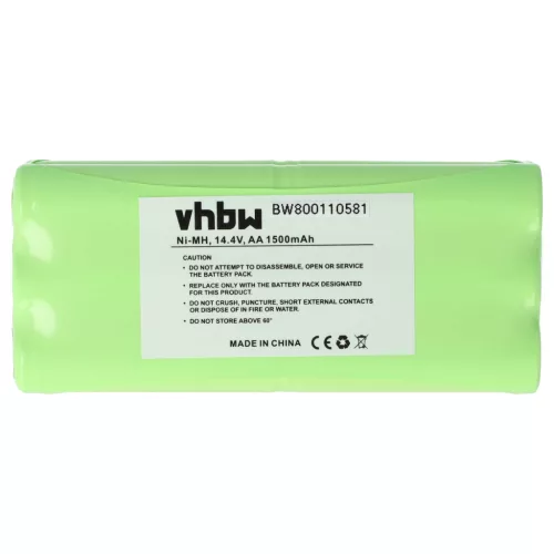 Dirt Devil 0606004, R1-l051B NiMH Takarítógép akkumulátor (1500 mAh, 14.4 V, 21.6 Wh) - Utángyártott