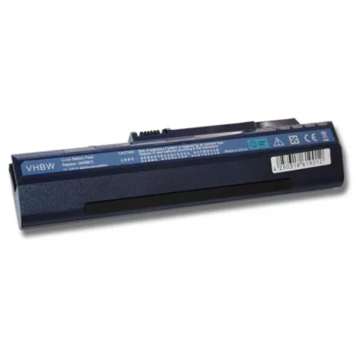 Gateway LT2044u Laptop akkumulátor - 6600mAh (11.1V Sötét kék) - Utángyártott