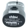 Makita 194355-4, 194356-2, BL7010 akkumulátor - 2000mAh (7.2V) - Utángyártott