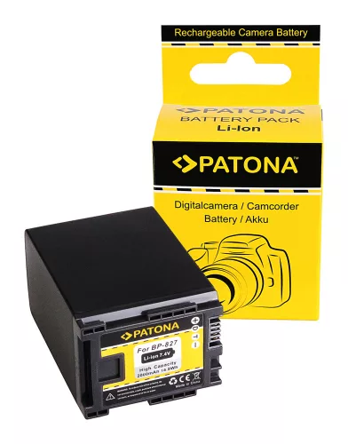 Canon BP-827, BP-828 akkumulátor - 2000mAh (7.4V) - Utángyártott
