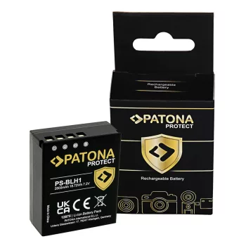   PROTECT Olympus BLH-1 OM-D EM-1 Mark 2 EM-1 Mark II BLH-1 E-M1X akkumulátor - ( 2040mAh / 14,69Wh / 7,2V ) - Utángyártott