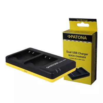   Sony NP-BN1 Dual akkumulátor töltő Micro-USB kábellel - Utángyártott