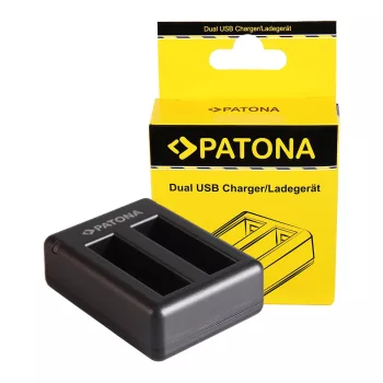   Garmin VIRB Ultra 30 GMICP902937 Dual akkumulátor töltő Micro-USB kábellel - Utángyártott