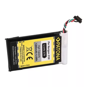   Navigon 2100 Max 2120 2210 2310 2100 Max 2110 Max 2120 Max 2150 akkumulátor - 1200mAh - Utángyártott