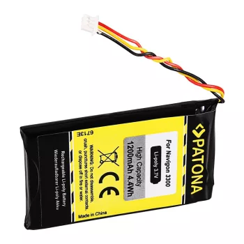   Navigon 3300 3300 3310 4310 3310 MAXE 4310 MAXE akkumulátor - 1200mAh - Utángyártott