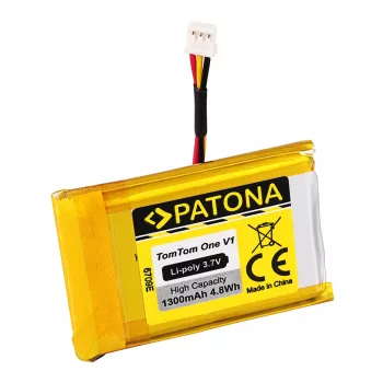 TomTom One V1 One V1 akkumulátor - 1300mAh - Utángyártott