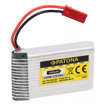   JST Li-Polymer Walkera Dragonfly, HM 5G4 - RC akkumulátor - 3,7V 1100mAh - Utángyártott
