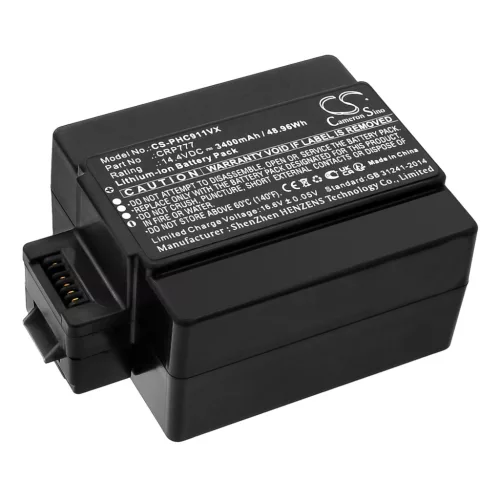 ICLEBO YCR-B01-3 helyettesítő takarítógép akkumulátor (Li-ion, 14.4V, 3400mAh / 48.96Wh) - Utángyártott