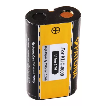   Kodak KLIC-8000 / RB50 akkumulátor - 1500mAh (3.7V) - Utángyártott