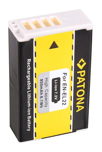 Nikon EN-EL22 akkumulátor - 850mAh (7.2V) - Utángyártott