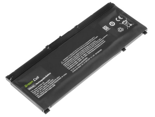 HP Omen 15, 15T, 17, 17T Laptop akkumulátor - 3500mAh (15.4V Fekete) - Utángyártott