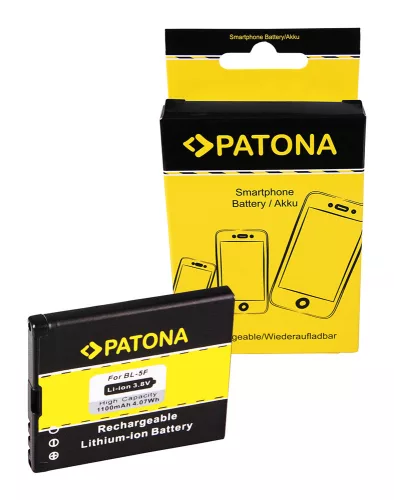 Nokia BL-5F akkumulátor - 1100mAh (3.7V) - Utángyártott