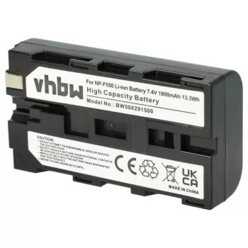 Sony NP-F550 akkumulátor - 1800mAh (7.2V) - Utángyártott