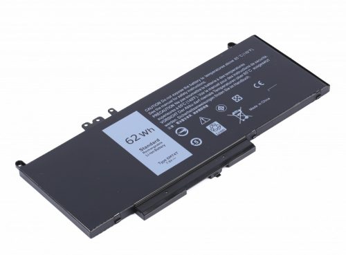 Dell 0TXF9M, 6MT4T, 7V69Y, HK6DV Laptop akkumulátor - 8180mAh (7.6V Fekete) - Utángyártott