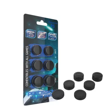   6db/set Szilikon Thumb Grips Sony Playstation 5 / PS5 kontrollerekhez - Utángyártott