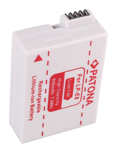 Canon LP-E8 akkumulátor - 950mAh (7.4V) - Utángyártott