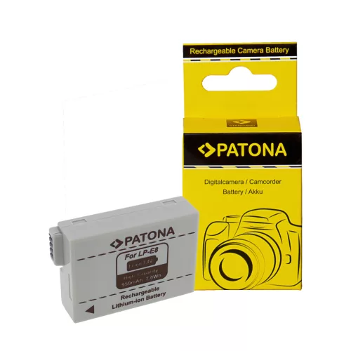 Canon LP-E8 akkumulátor - 950mAh (7.4V) - Utángyártott