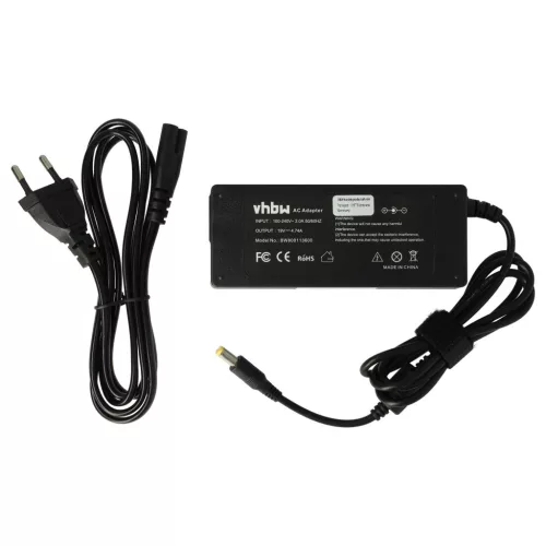 Packard Bell EasyNote SL51-B-470, BG45 laptop töltő adapter - 90W (19V 4.74A) - Utángyártott