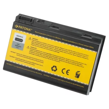   Acer Extensa 5120, 5210, 5220, 5420 Laptop akkumulátor - 4400mAh (14.8V Fekete) - Utángyártott