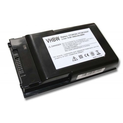 Fujitsu-Siemens FPCBP200, FPCBP200AP Laptop akkumulátor - 4400mAh (10.8V fekete) - Utángyártott