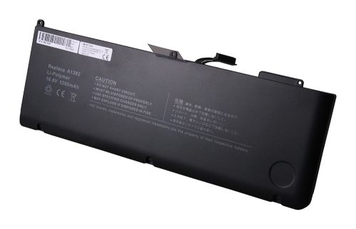 Apple Macbook A1382 / A1286 Laptop akkumulátor - 5200mAh (10.95V Fekete) - Utángyártott