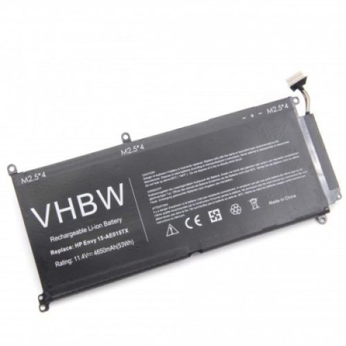 HP Envy 15-AE015TX Laptop akkumulátor - 4650mAh (11.4V Fekete) - Utángyártott