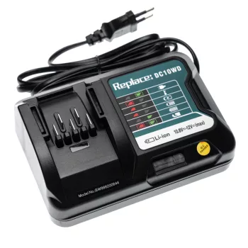   Makita DC10SB, DC10WD Li-Ion szerszámgép akkumulátor töltő adapter (10.8V / 12V) - Utángyártott