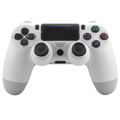 Playstation 4, PS4 wireless / vezeték nélküli kontroller - fehér - Utángyártott
