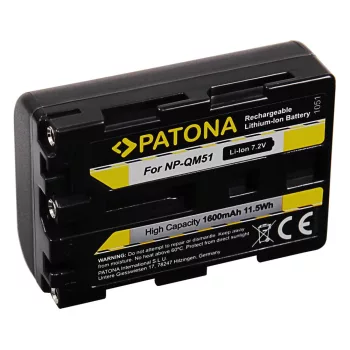   Sony NP-FM30, NP-FM50, NP-FM70 akkumulátor - 1600mAh (7.2V) - Utángyártott