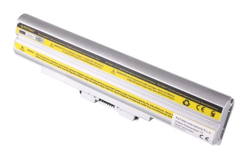 Sony VGP-BPS13 Laptop akkumulátor - 6600mAh (11.1V Ezüst) - Utángyártott