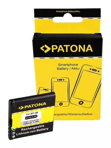 Nokia BP-5M akkumulátor - 1000mAh (3.7V) - Utángyártott