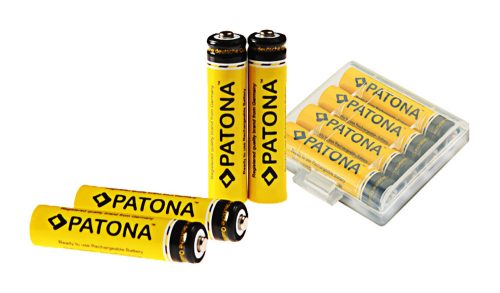 Patona AAA tölthető ceruza elem tároló dobozzal (900 mAh) - Utángyártott
