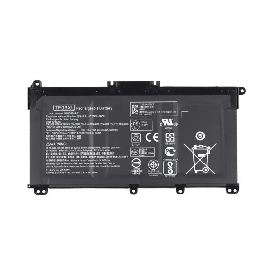 HP Pavilion TF03XL Laptop akkumulátor - 3600mAh (11.55V Fekete) - Utángyártott