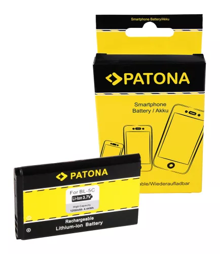 Nokia BL-5C akkumulátor - 1200mAh (3.7V) - Utángyártott