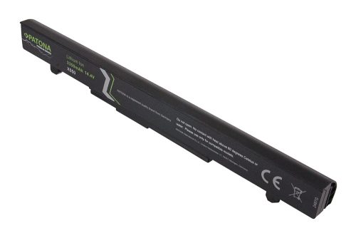 Asus A41-X550, A41-X550A Laptop akkumulátor - 3350mAh (14.4V / 14.8V Fekete) - Utángyártott