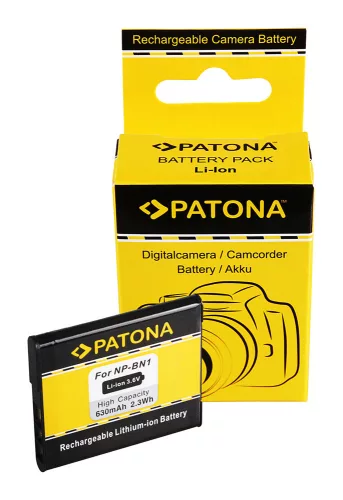 Sony NP-BN1, DSC-WX5, DSC-TX5 akkumulátor - 630mAh (3.7V) - Utángyártott