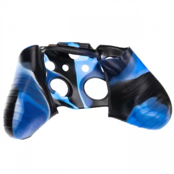   Szilikon tok Xbox One kontrollerekhez ( kék/fekete/fehér ) - Utángyártott