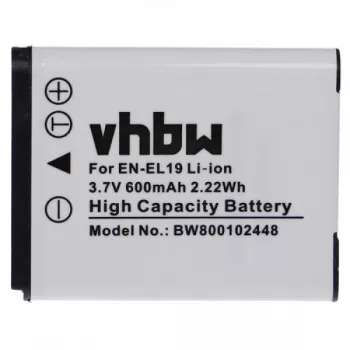 Nikon EN-EL19 akkumulátor - 600mAh (3.7V) - Utángyártott