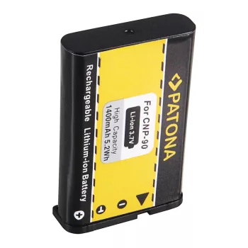 Casio NP-90 akkumulátor - 1400mAh (3.7V) - Utángyártott