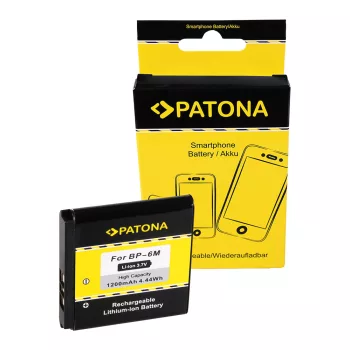 Nokia BP-6M akkumulátor - 1200mAh (3.7V) - Utángyártott