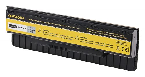 Asus A32N1405, A32N14O5, A32NI405 Laptop akkumulátor - 4400mAh (10.8V Fekete) - Utángyártott