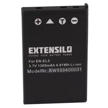   Nikon Coolpix 3700, 4200, 5200, 5900 akkumulátor - 1300mAh (3.7V) - Utángyártott