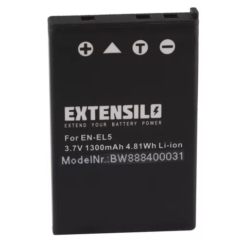 Nikon Coolpix 3700, 4200, 5200, 5900 akkumulátor - 1300mAh (3.7V) - Utángyártott